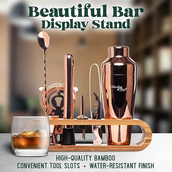 Cocktail Bartender Shaker Making Set Kit (Rose Gold Edition) –  3brothersliquor