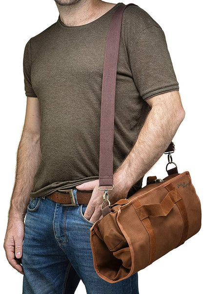 Jillmo Travel Bar Bag, Waterproof Bartender Bag for Carrying Cocktail Kit (Bag Only)