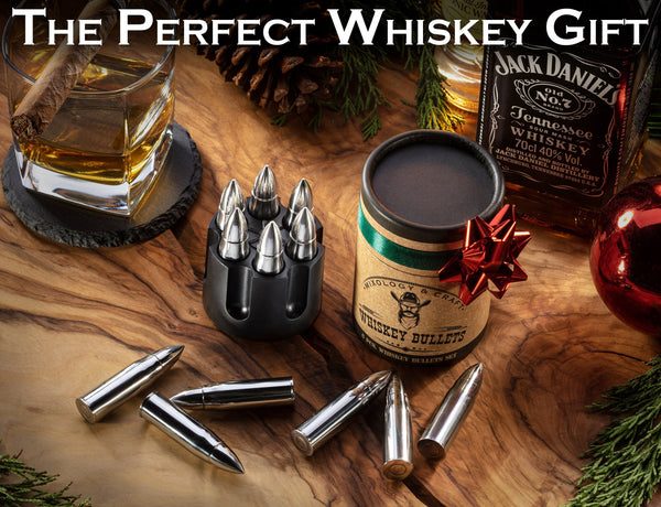 Whiskey Bullets Stones Set  Manly Gifts - Chic Makings